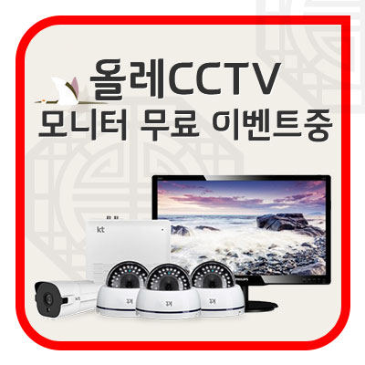  올레 CCTV로 이벤트 모니터도 받고 확실한 서비스도 받으세요