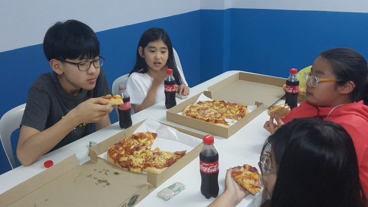  지니쌤의 필리핀 주니어캠프 이브닝 클래스 간식 파티!