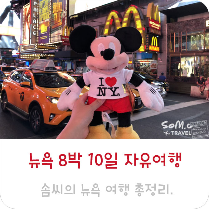  뉴욕 여행 8박10일 일정, 경비, 맛집, 쇼핑까지 솜씨의 뉴욕여행 팁!