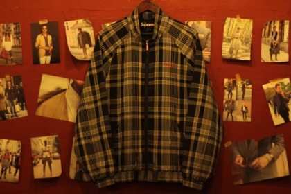 Supreme madras track jacket deals