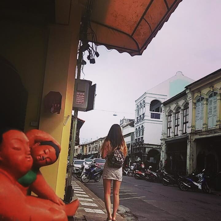  [나 혼자 푸켓여행]푸켓 올드타운 후기, 혼자서 전신 사진 찍는법!!