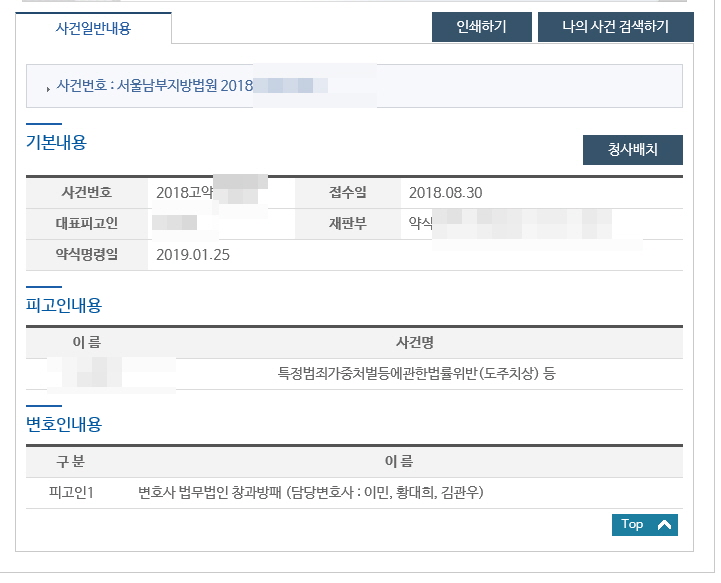  뺑소니음주운전 벌금형 약식명령 실제사례입니다
