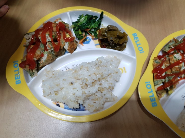  [54개월/39개월+3일] 오늘의 저녁 식단-돼지고기깻잎전