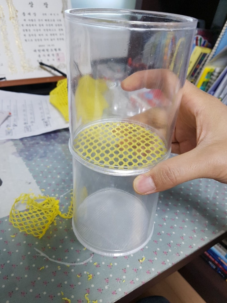  물고기 구피 산란장, 치어통 물고기용품 4천원으로 만들기~