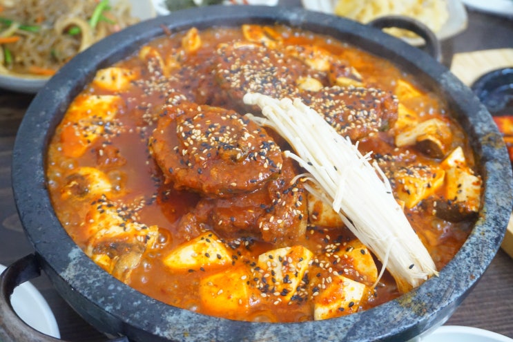  초읍맛집 돌쇠본가 전복갈비찜 송이돌솥밥 보약이 따로 없네요