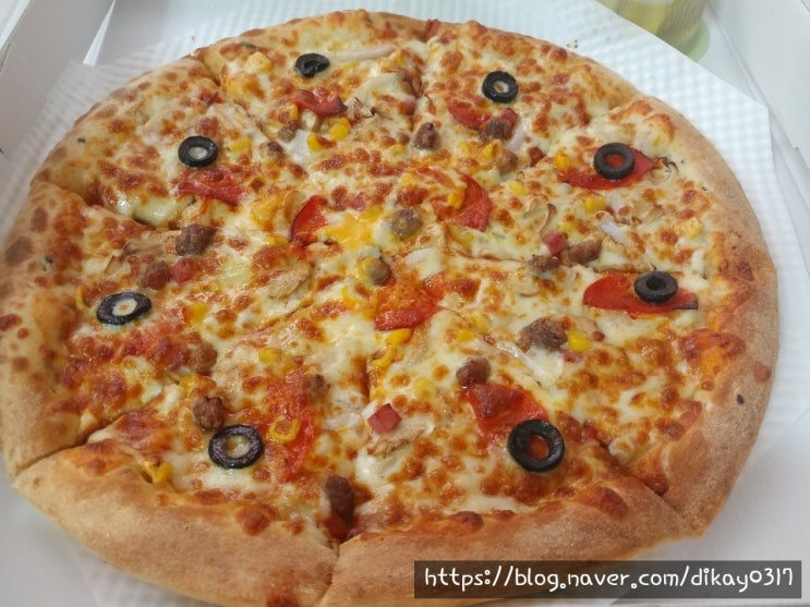 오구쌀피자(59쌀피자) 콤비네이션 피자 / 점심은 피자로 / 오구쌀피자 미아사거리 방천시장점