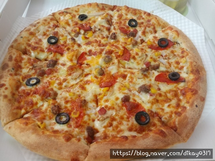  오구쌀피자(59쌀피자) 콤비네이션 피자 / 점심은 피자로 / 오구쌀피자 미아사거리 방천시장점