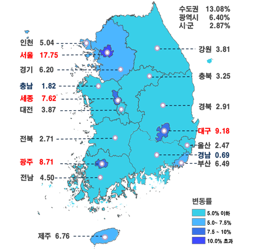  [부동산 정보] 2019년도 표준 단독주택 공시 (공시지가)