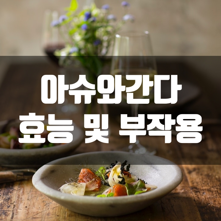  아슈와간다 효능과 부작용(ft.스트레스 해소)