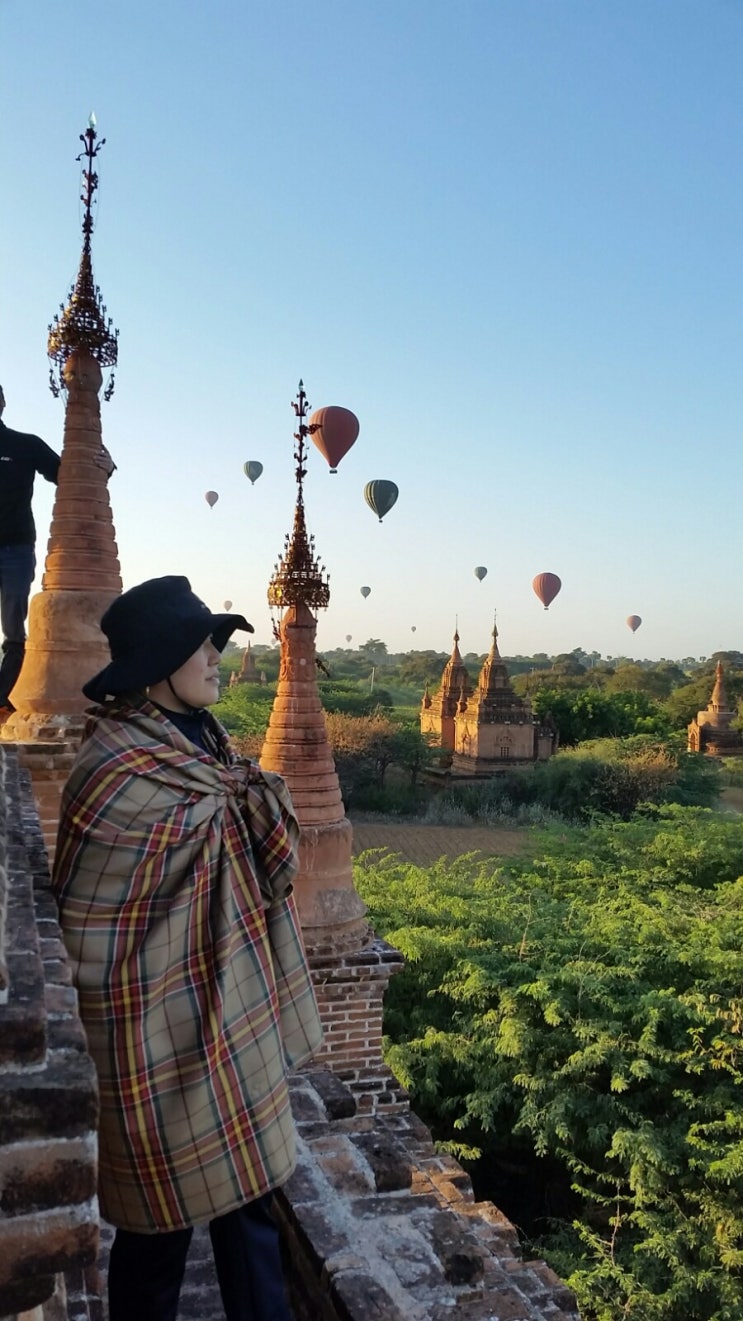  [미얀마 여행] 바간일출, 오늘도 일출을 보러간다. 바간(bagan)마지막날 일출(sun rises)