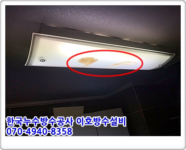  용인 상현동누수! 오늘도 방수때문에 아파트천장누수가... 화장실누수 방수로 해결!