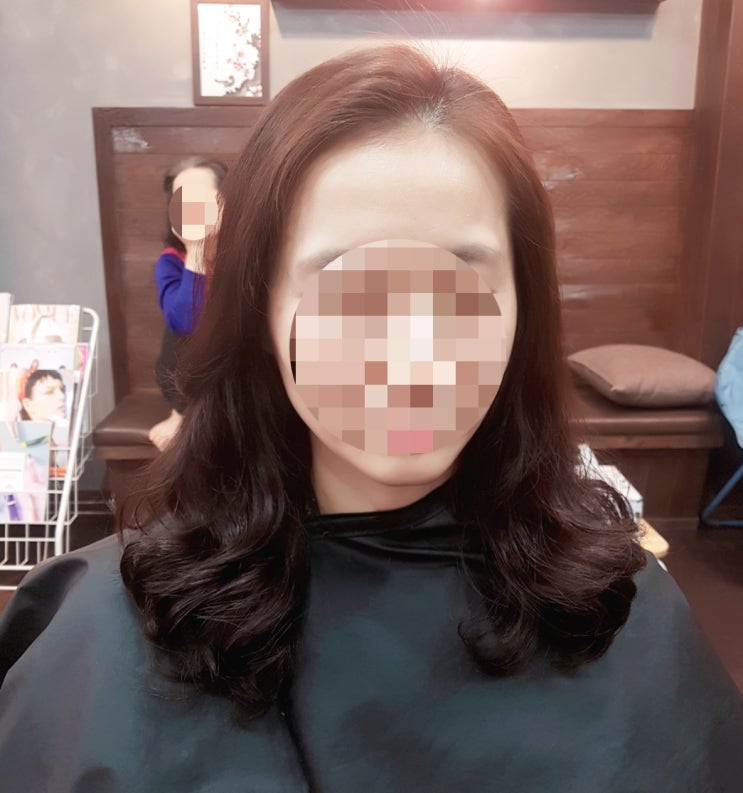  천안 신부동 미용실 더 본 헤어 S 컬 펌