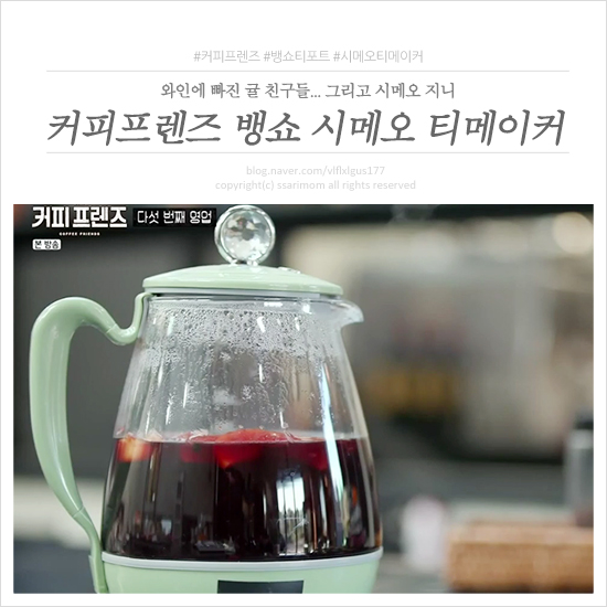  커피프렌즈 뱅쇼 티포트 : 시메오 지니 티메이커