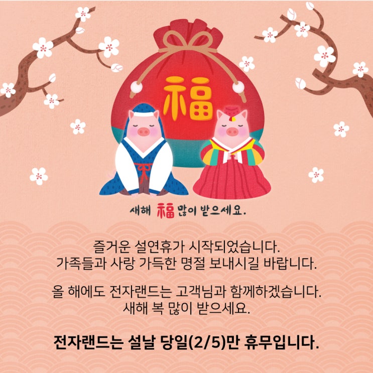  전자랜드 용산본점 2월 판촉 안내