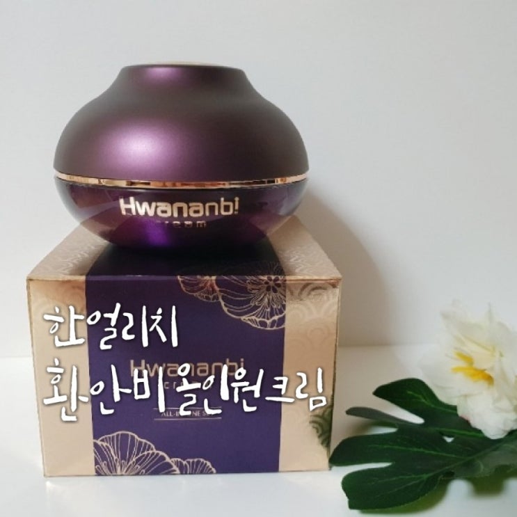  [올인원화장품추천]한얼리치 환안비 올인원크림으로 스킨케어를 한 번에 해결하세요!