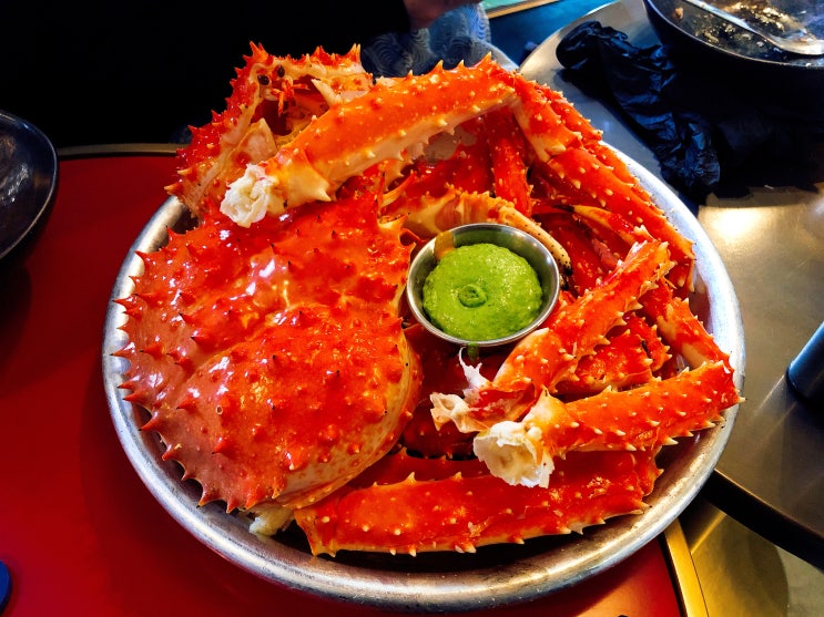  러시아 블라디보스톡 아르바트거리 맛집 오마이크랩 킹크랩 가리비 맛있네요