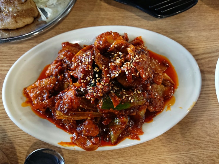  광명 하안동 '광명갈비' 숯불고기, 제육볶음