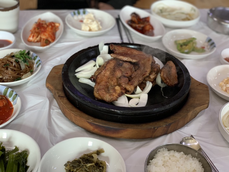  충남 아산 - 도고 온천 밥집 깔끔한 돼지석갈비 대산가든 추천 후기