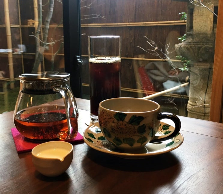  [교토/오사카 여행]기온 미나미가와 카페, 만지카페(万治カフェ, Manji-Cafe)