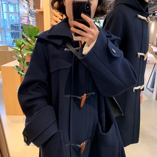 #dailylook11_스튜디오톰보이 A라인 후디 더플 코트