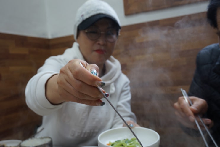  무주스키장맛집 "구천동 미향" 에서 버섯전골 먹방
