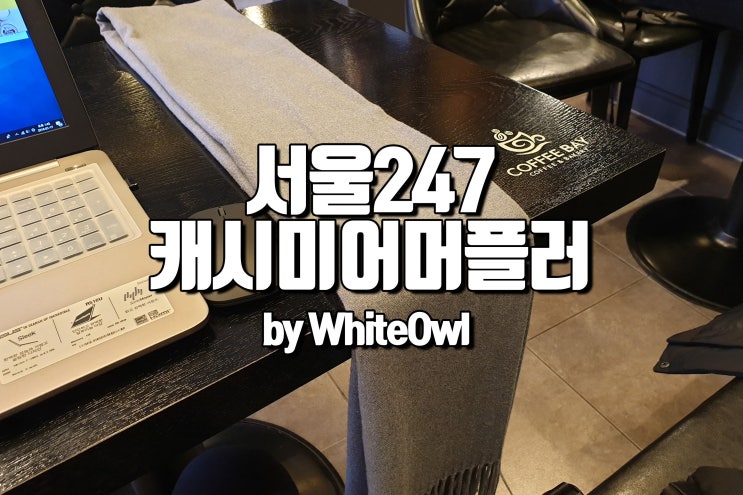  247 서울 캐시미어 머플러 목도리 추천 그레이 구입 후기