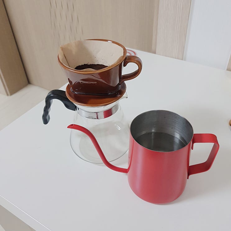  가성비 굿! 코맥 드리퍼로 핸드드립 홈카페 오픈하기 / 핸드드립 용품 / 내돈내산 후기