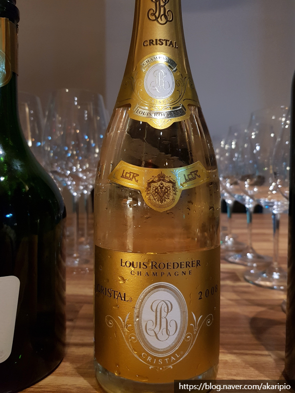  Champagne Louis Roederer, Cristal, Brut, 2008 (루이 로드레 / 뢰더러, 크리스탈 브륏)
