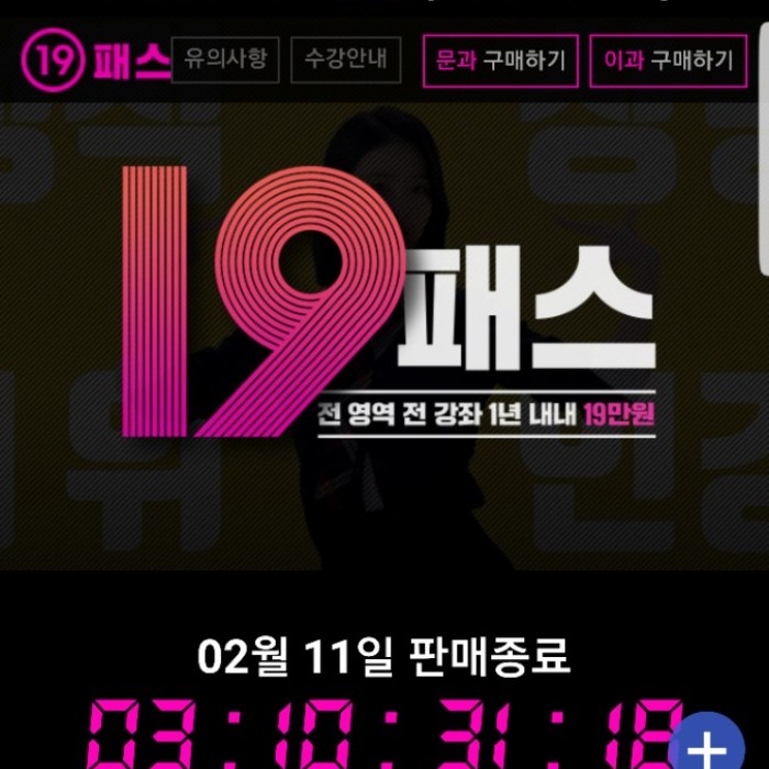 번개장터 대성 프리패스