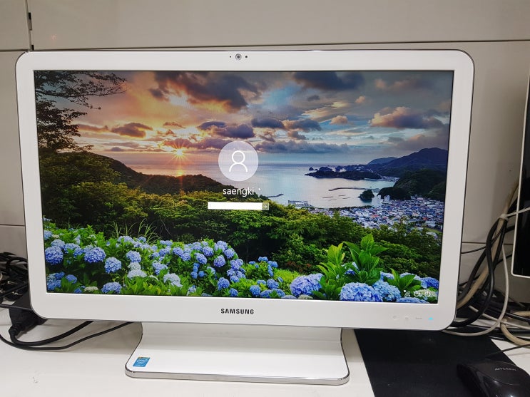  <노트북과컴퓨터>부산 일체형pc 수리업그레이드 삼성DM500A2J 올인원pc 속도 빠르게 출장수리 SSD장착