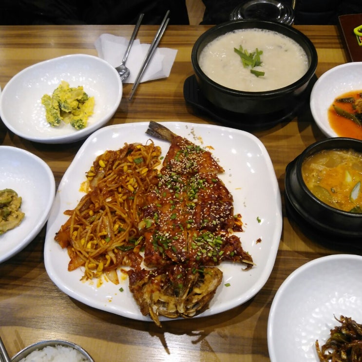 북한산 식당 산들애건강밥상 코다리찜 최고
