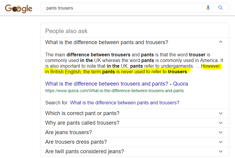 What is the difference between trousers and pants? - Quora