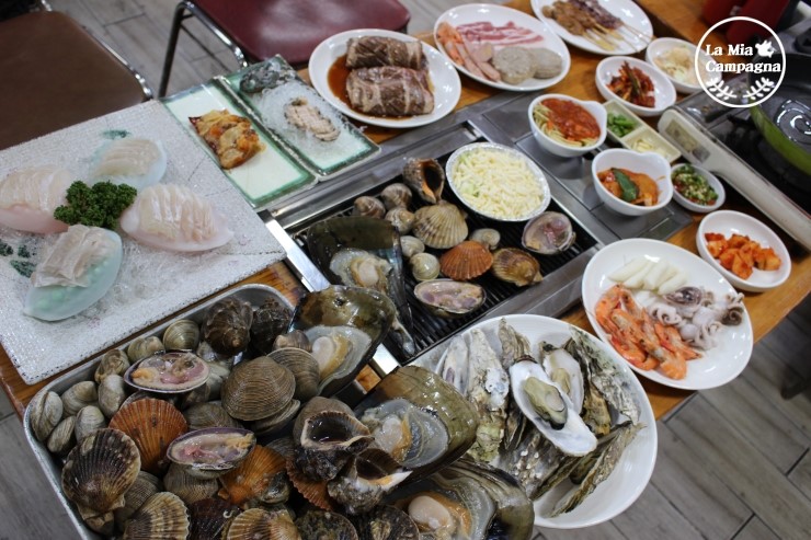  대천 맛집, 조개구이와 육해공 무한리필