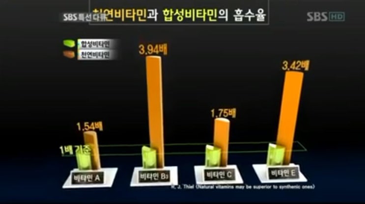  천연비타민 합성비타민