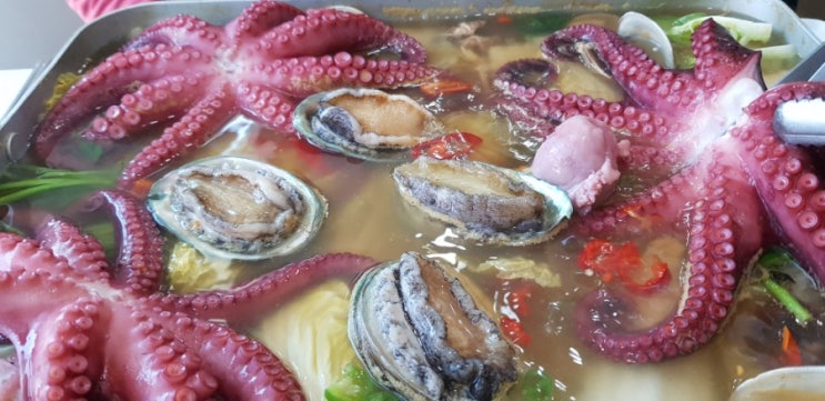  #청주문어요리, #팔팔문어전복탕 괜찮네요
