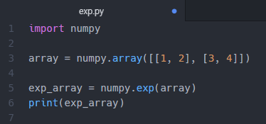 Python numpy.exp() : 네이버 블로그