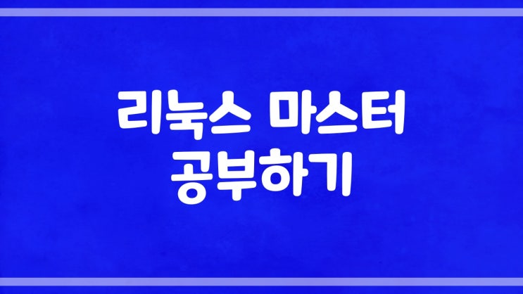  [ 리눅스 마스터 ] 리눅스 디스크관리/ 파티션 명령어/ 파일시스템 생성, 수정, 삭제