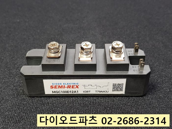  MGC100D12A1 판매중 IGBT 2소자 100A 1200V SEMI-REX