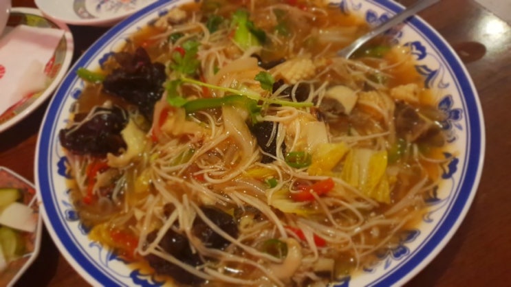  모란역 분위기좋은 술집 마라탕맛집 '효월'에서 유산슬&마라탕
