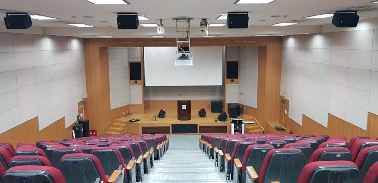  가천대학교 IT대학 음향시스템 설치