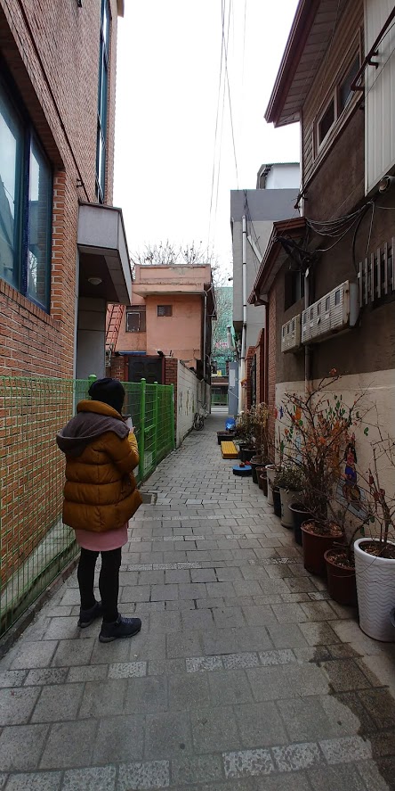 수원 북문 인근 골목..