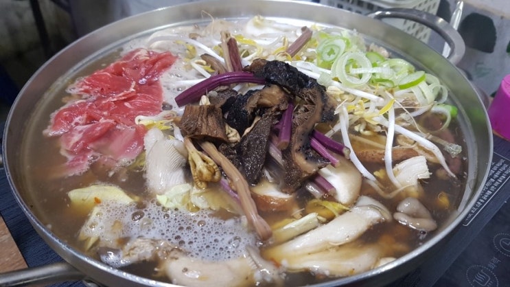  양평 용문산 맛집, 용문 원조 능이버섯 전골