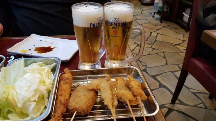 오사카 자유여행 : 야키도리 맛집 / 칠복신 / 맥주 한잔 / 나니와노유 온천 / 천연 온천 / 텐진바시스지 상점가 / 오사카 온천