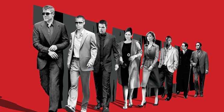 오션스 트웰브 Ocean's Twelve, 2004 (스티븐 소더버그 주연, 조지클루니 브래드피트 주연, 브루스 윌리스 조연)