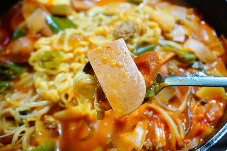  창동부대찌개 강추 신창시장 뚜껑집