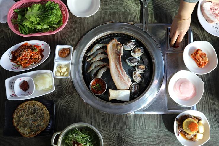  제주신라호텔맛집 푸짐한 어부와농부 최고! 