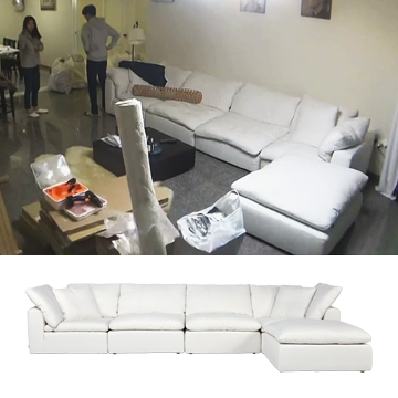  연애의맛 이필모 서수연 신혼집 인테리어 까사알렉시스 클라우드 소파 굿!