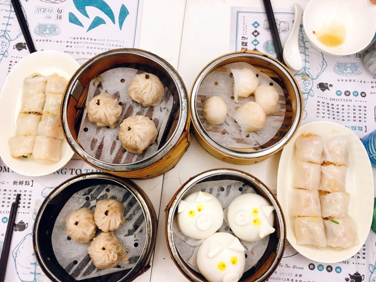  홍콩 딤섬 맛집 - 딤딤섬 추천 메뉴 완차이 / 몽콕
