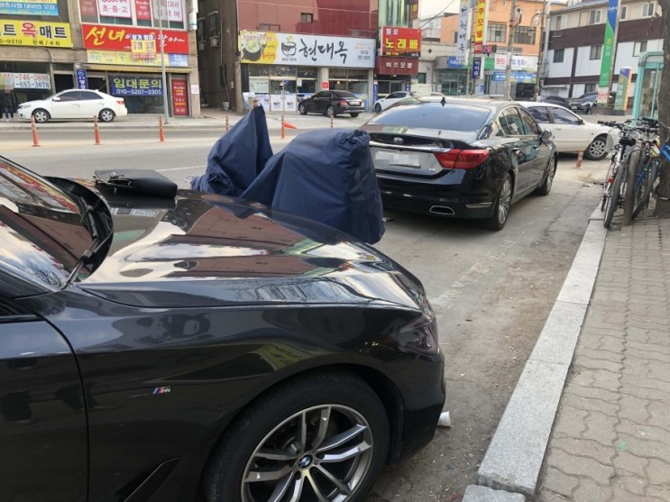 [사고대차]  K9 사고 → BMW 520d 대차 