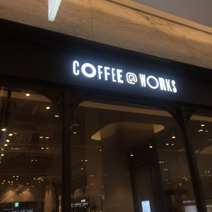  [현대백화점 천호점]카페, COFFEE@WORKS (커피앳웍스)